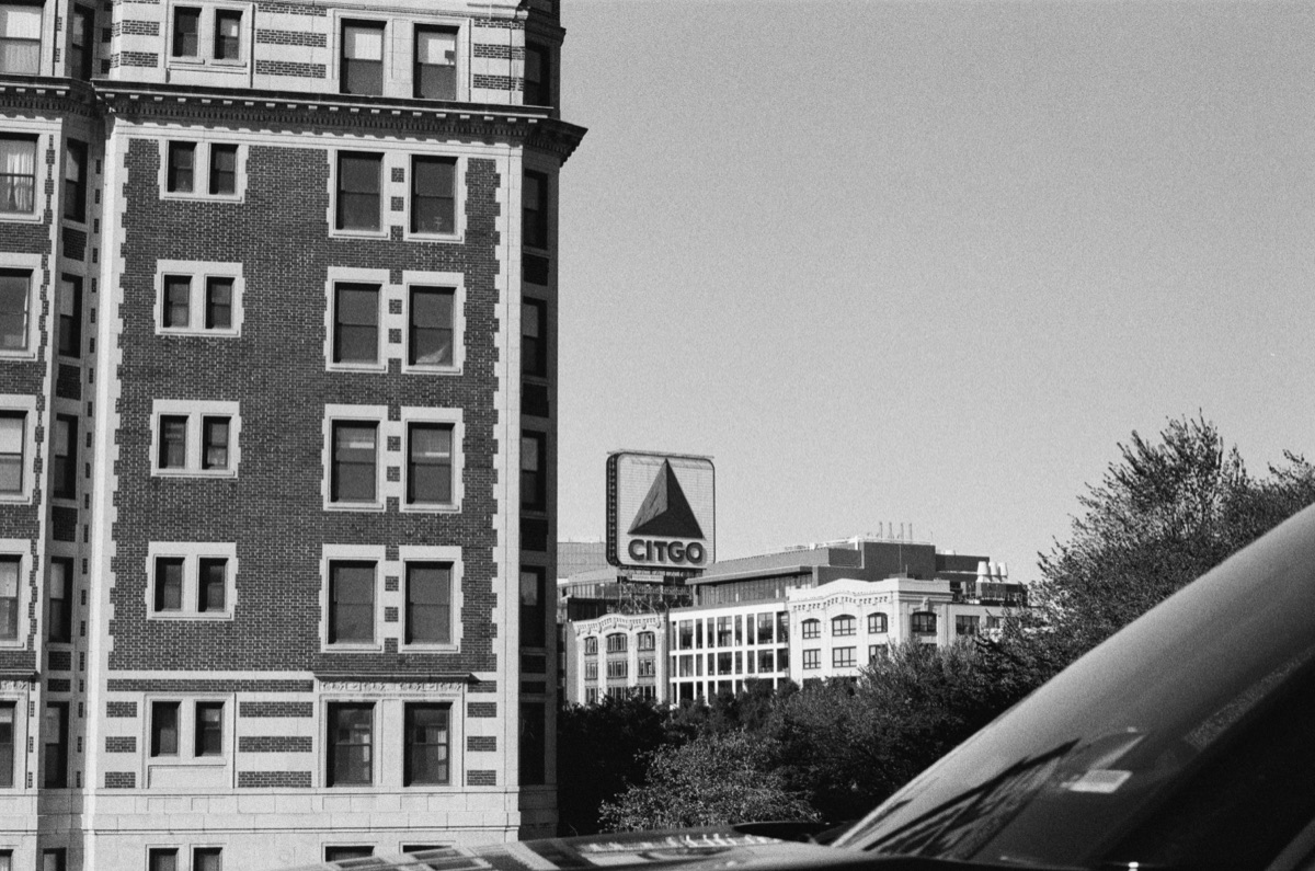 Citgo, Boston. Kodak T-MAX 400.